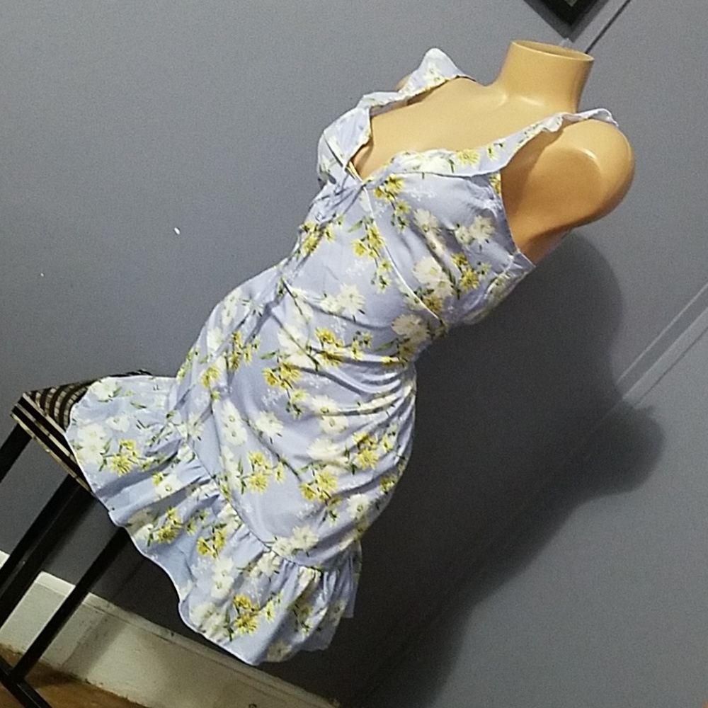 HOST PICK  lavender floral Sun Dress IMPORTED - Picture 4 of 8